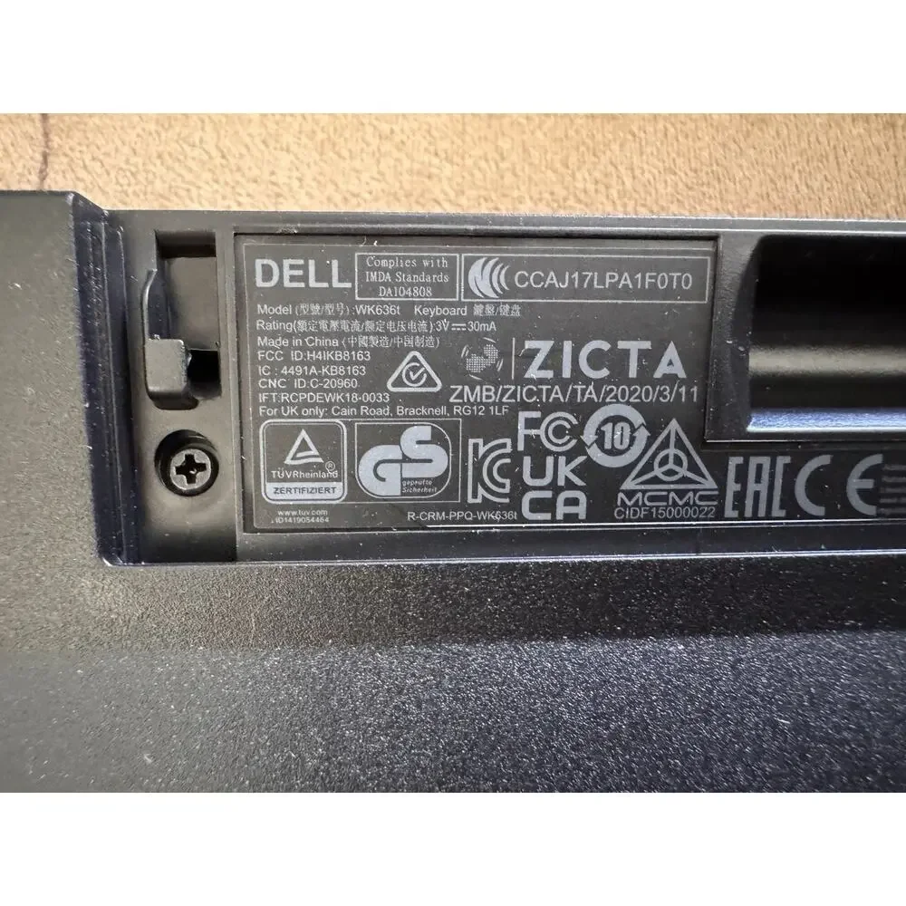 Dell Keyboard WK636t Only Not Tested